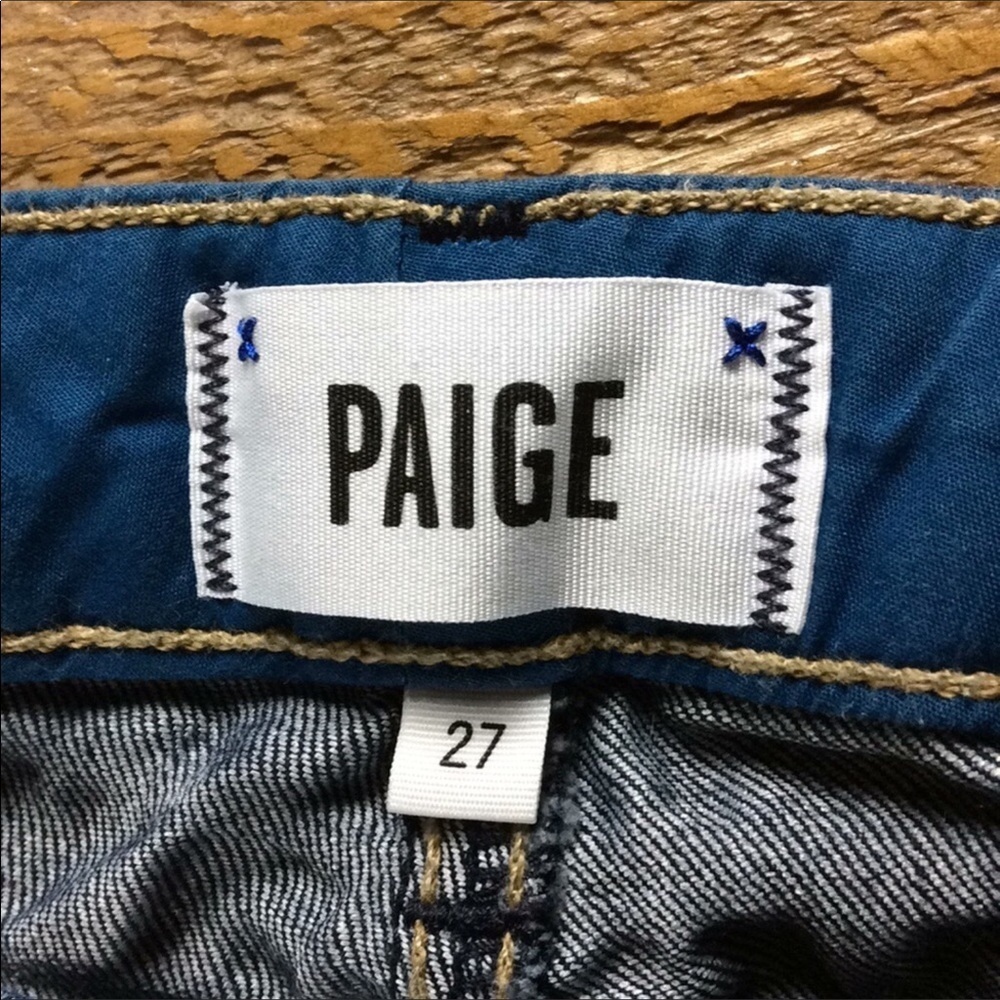 Paige Skyline skinny denim jeans Size 27 Fountain Wash - Picture 7 of 9